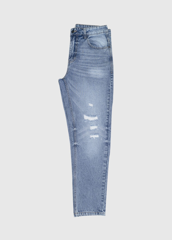Thunderbolt - Store Washed Light Blue Straight Jeans