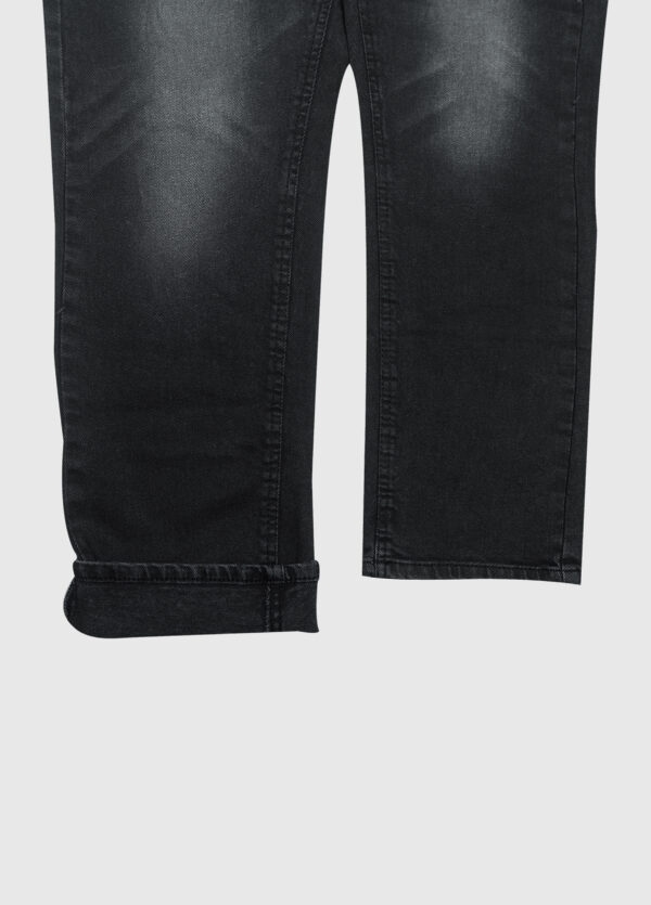 Diablo - Dark Washed Classic Black Straight Jeans