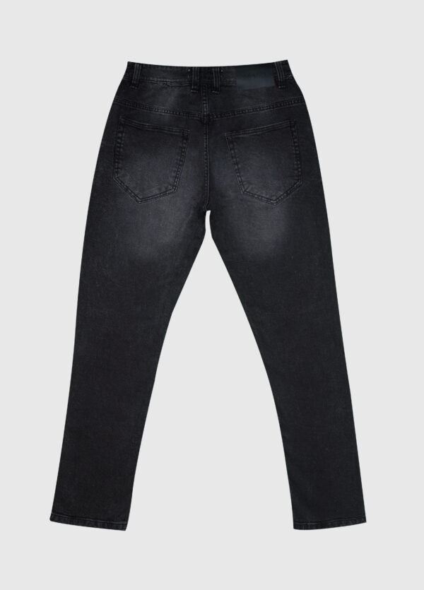 Diablo - Dark Washed Classic Black Straight Jeans